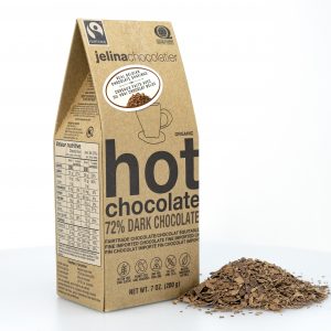 Fairtrade Hot Chocolate 72% with Chocolate Shavings