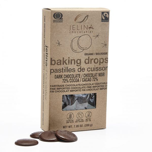 72% Dark Chocolate Baking Drops