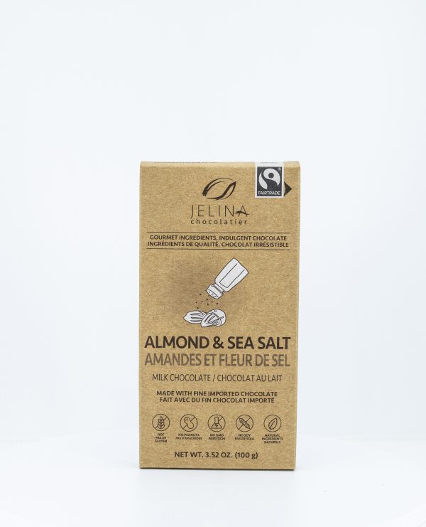 Fairtrade – Milk Chocolate Almond & Sea Salt