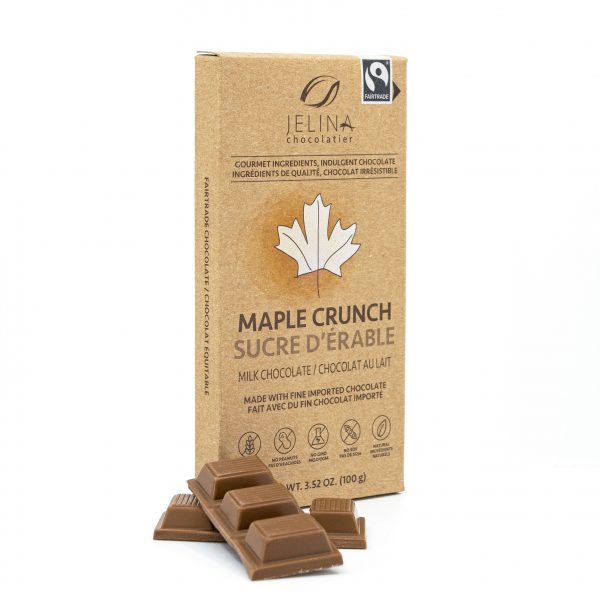 Fairtrade – Milk Chocolate Maple Crunch